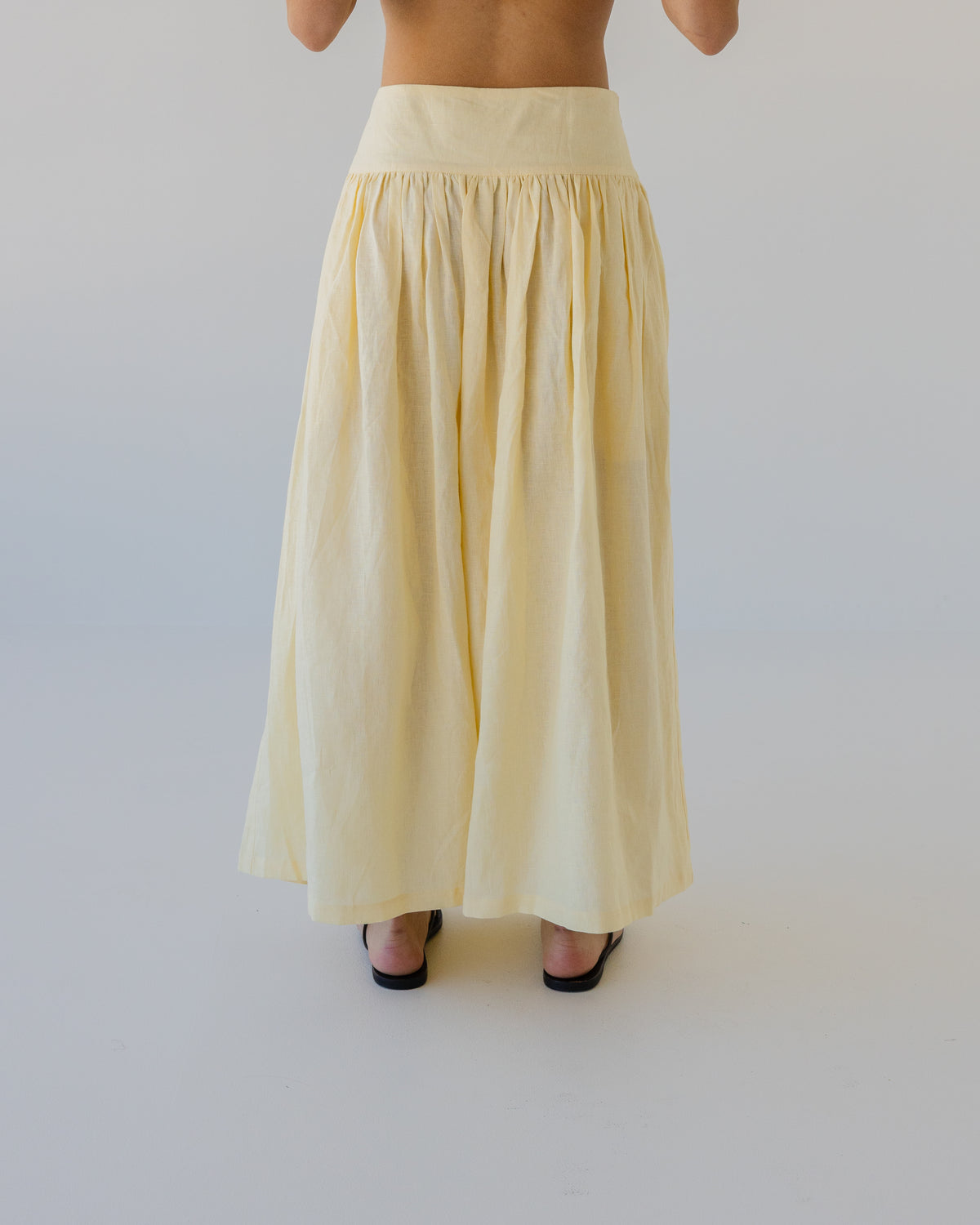 Sophie I'm Ready Linen Skirt