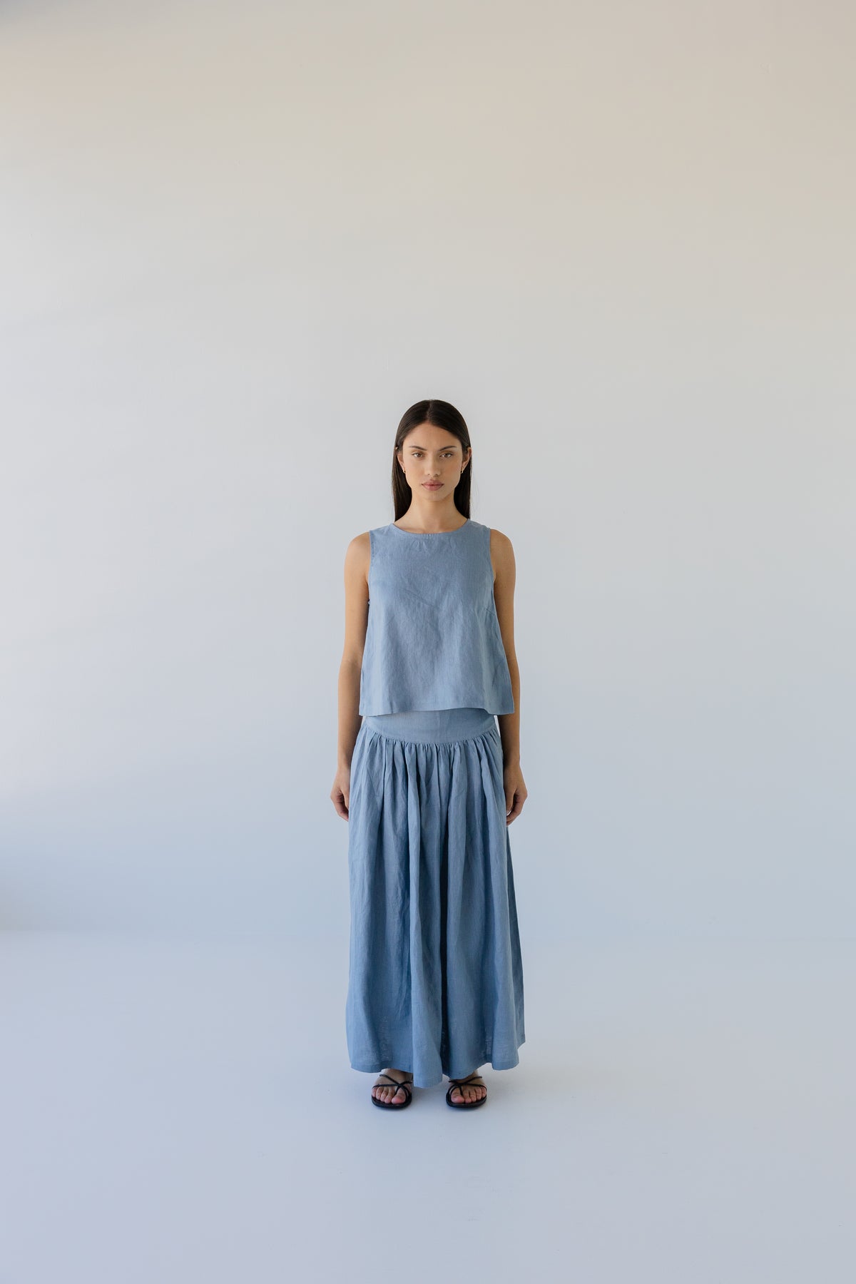 Sophie I'm Ready Linen Skirt