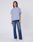 Marlow Sable Linen Top Blue Smoke
