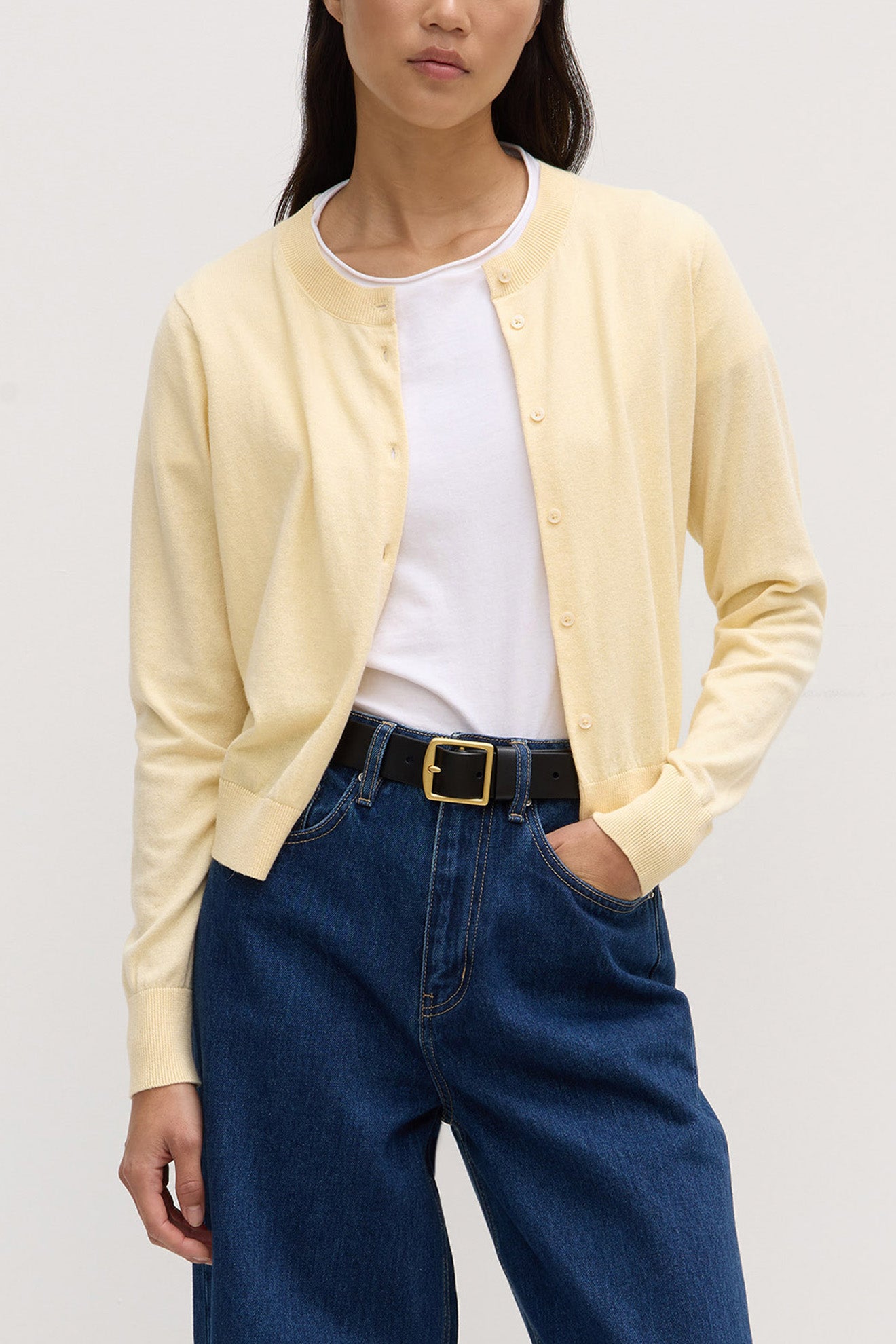 Assembly Label Semra Cotton Cashmere Cardigan