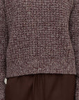 Assembly Label Shiloh Speckle Wool Knit Aubergine