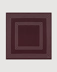 Assembly Label Silk Square Scarf Merlot