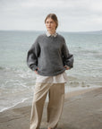 Sophie Store Effortless Twill Pants Oat
