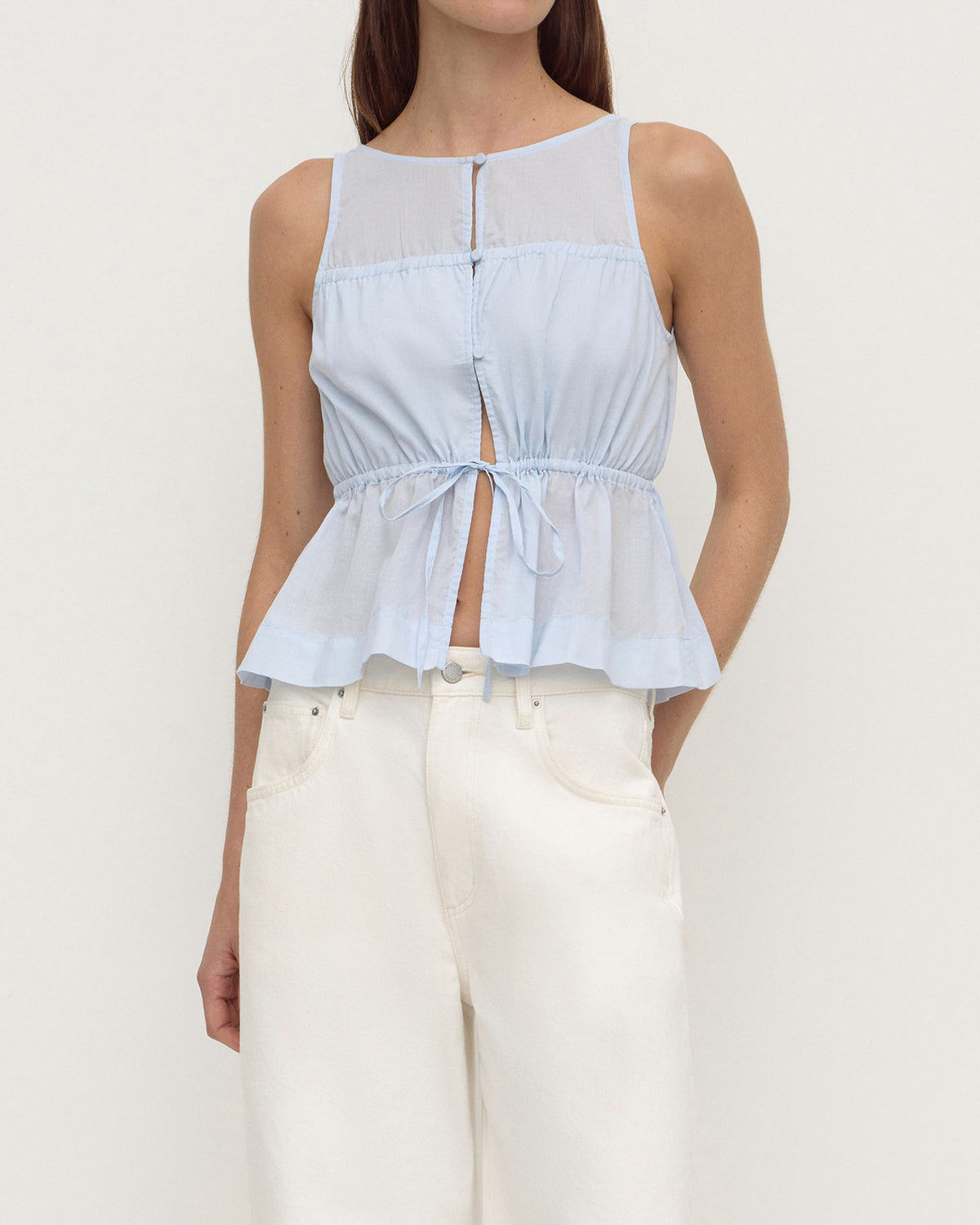 Assembly Label Suzie Top Powder Blue