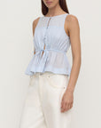 Assembly Label Suzie Top Powder Blue
