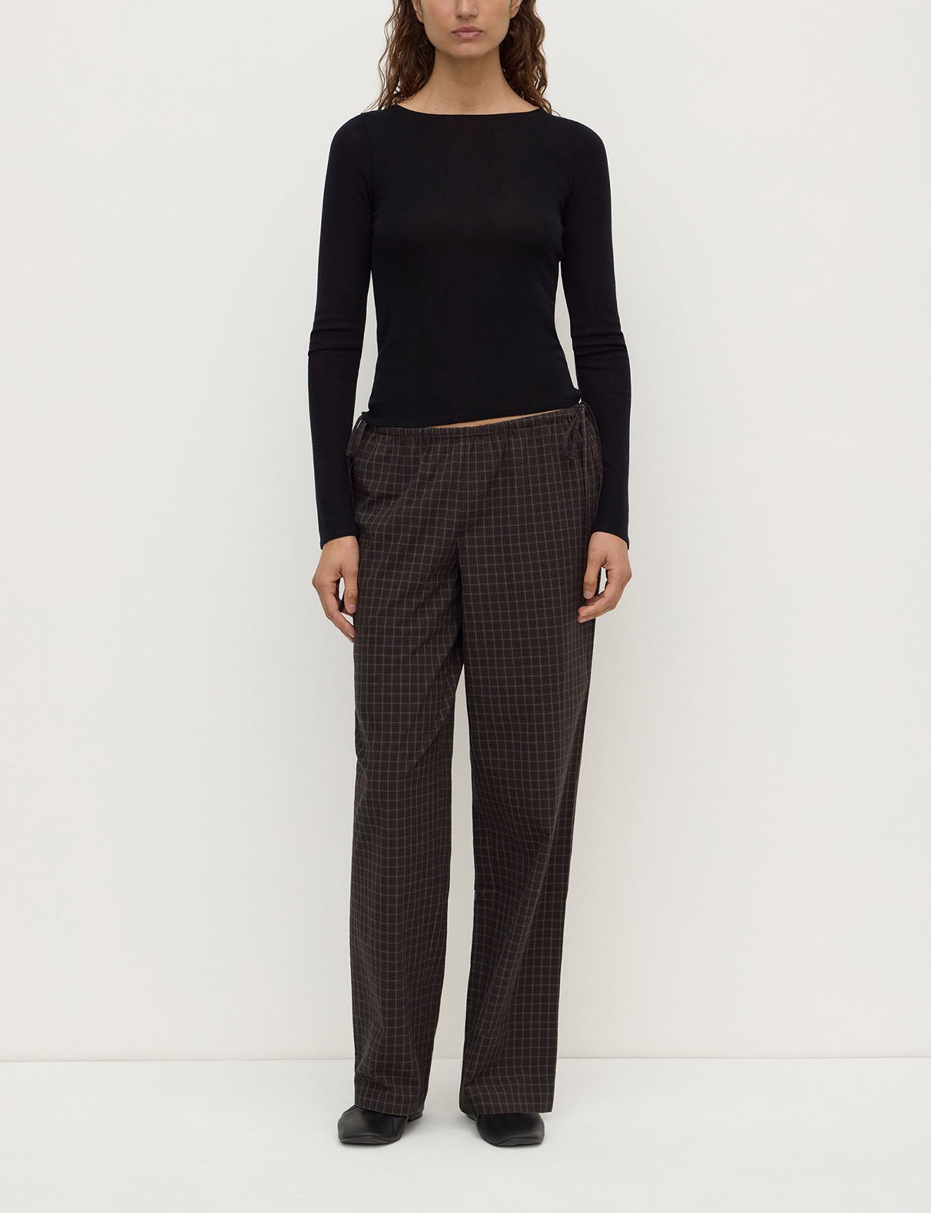 Assembly Label Tatiana Woold Long Sleeve Top Black