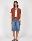 Marlow Terra Knit Shirt Rust