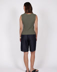 Marlow Terra Knit Tank Olive
