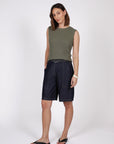 Marlow Terra Knit Tank Olive