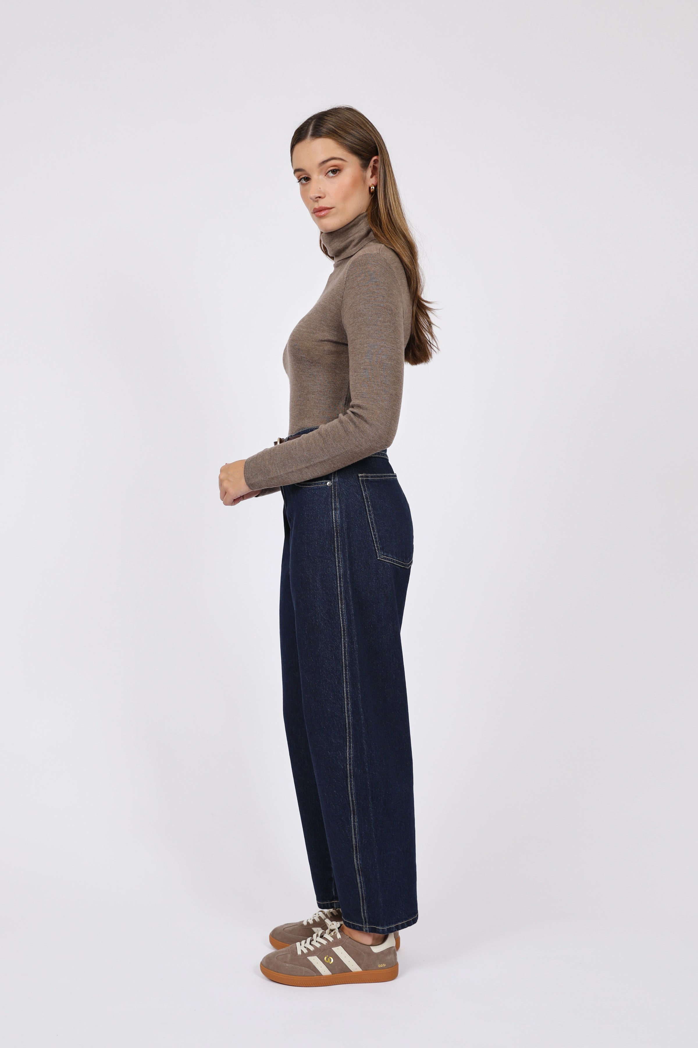 Marlow Curve Barrel Jeans Midnight Wash