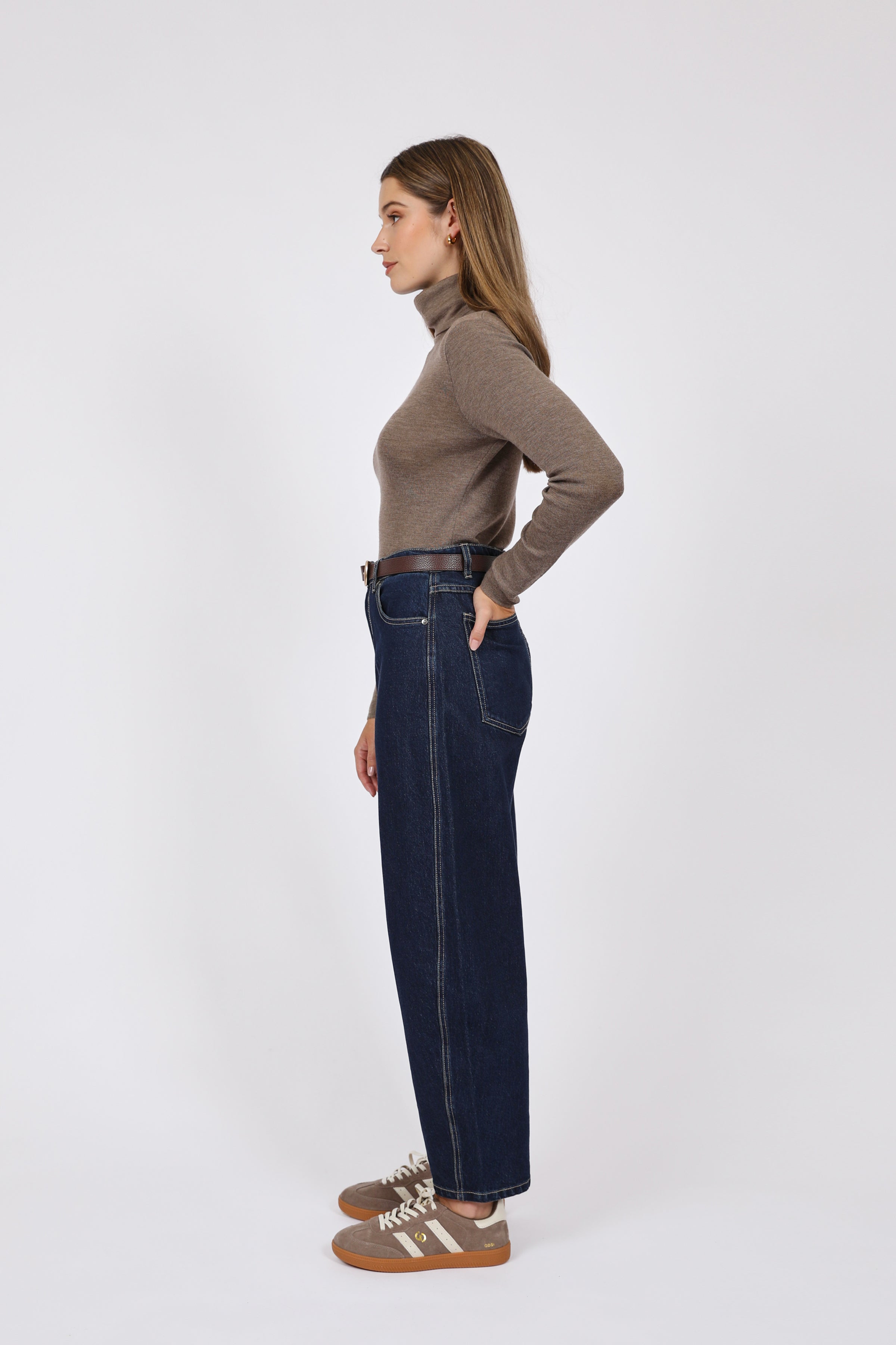 Marlow Curve Barrel Jeans Midnight Wash