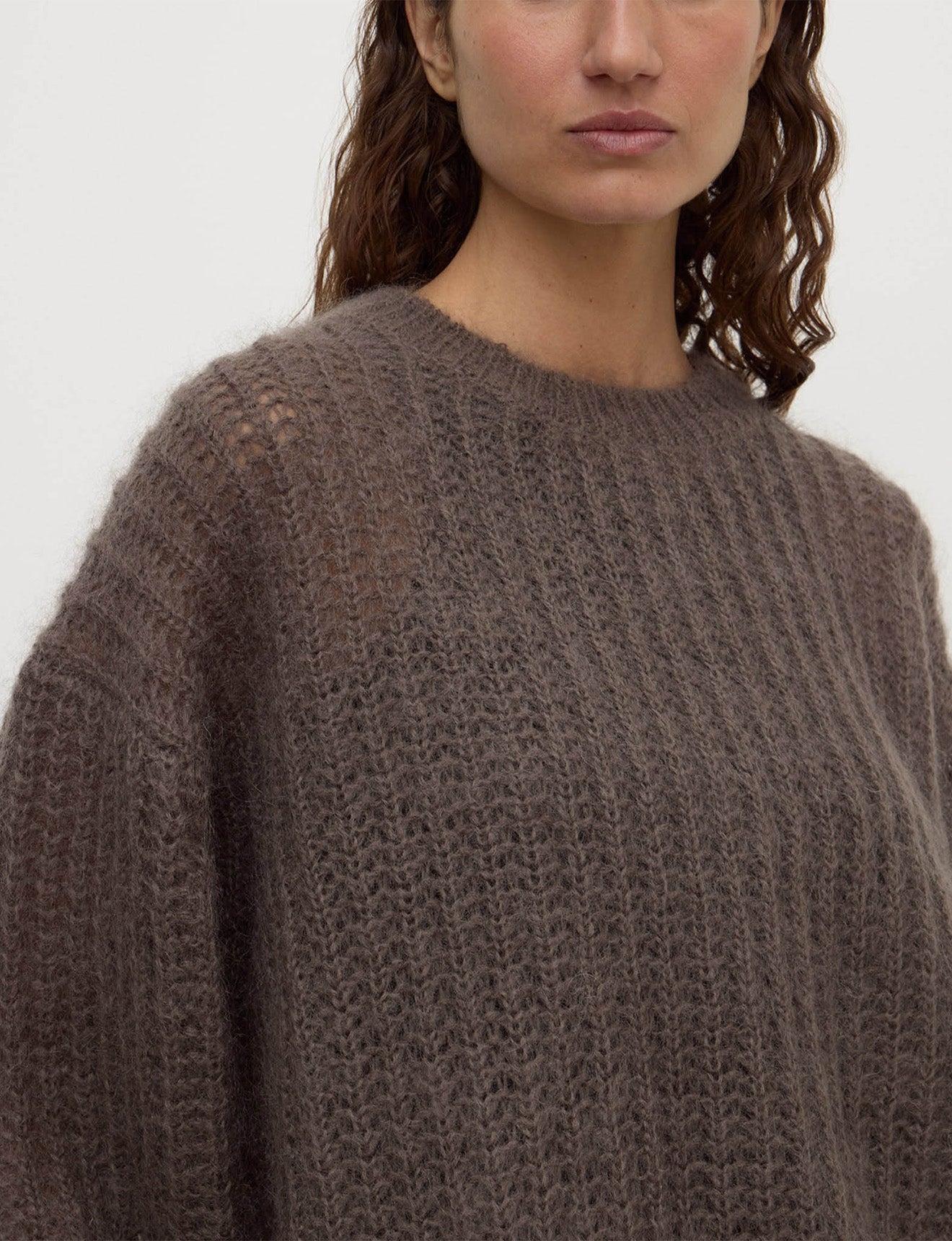 Assembly Label Tulsa Mohair Knit Bark