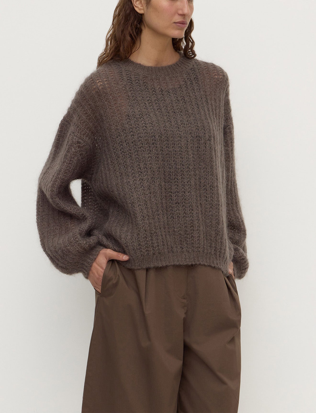 Assembly Label Tulsa Mohair Knit Bark