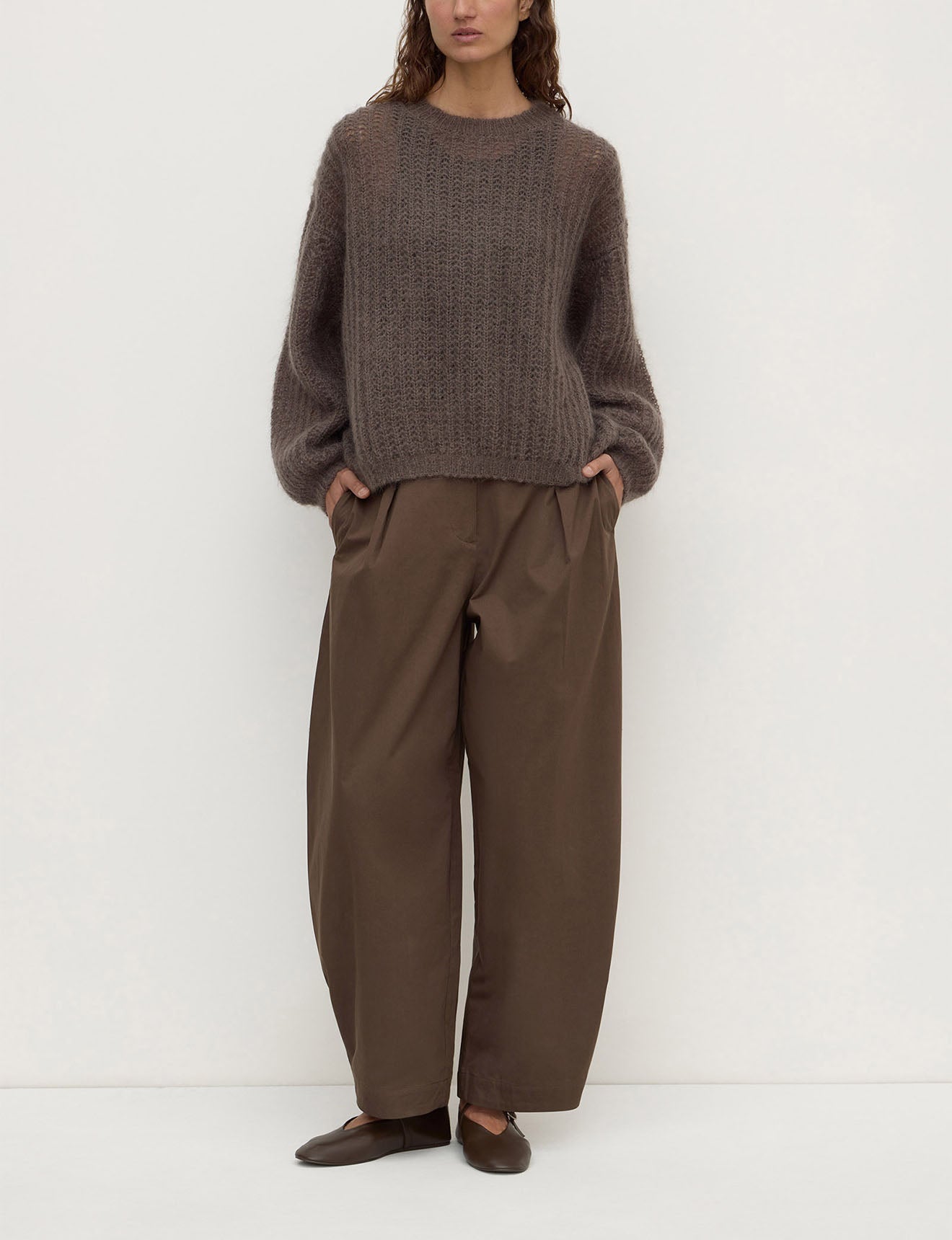 Assembly Label Tulsa Mohair Knit Bark