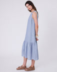 Marlow Verona Linen Dress Blue Smoke