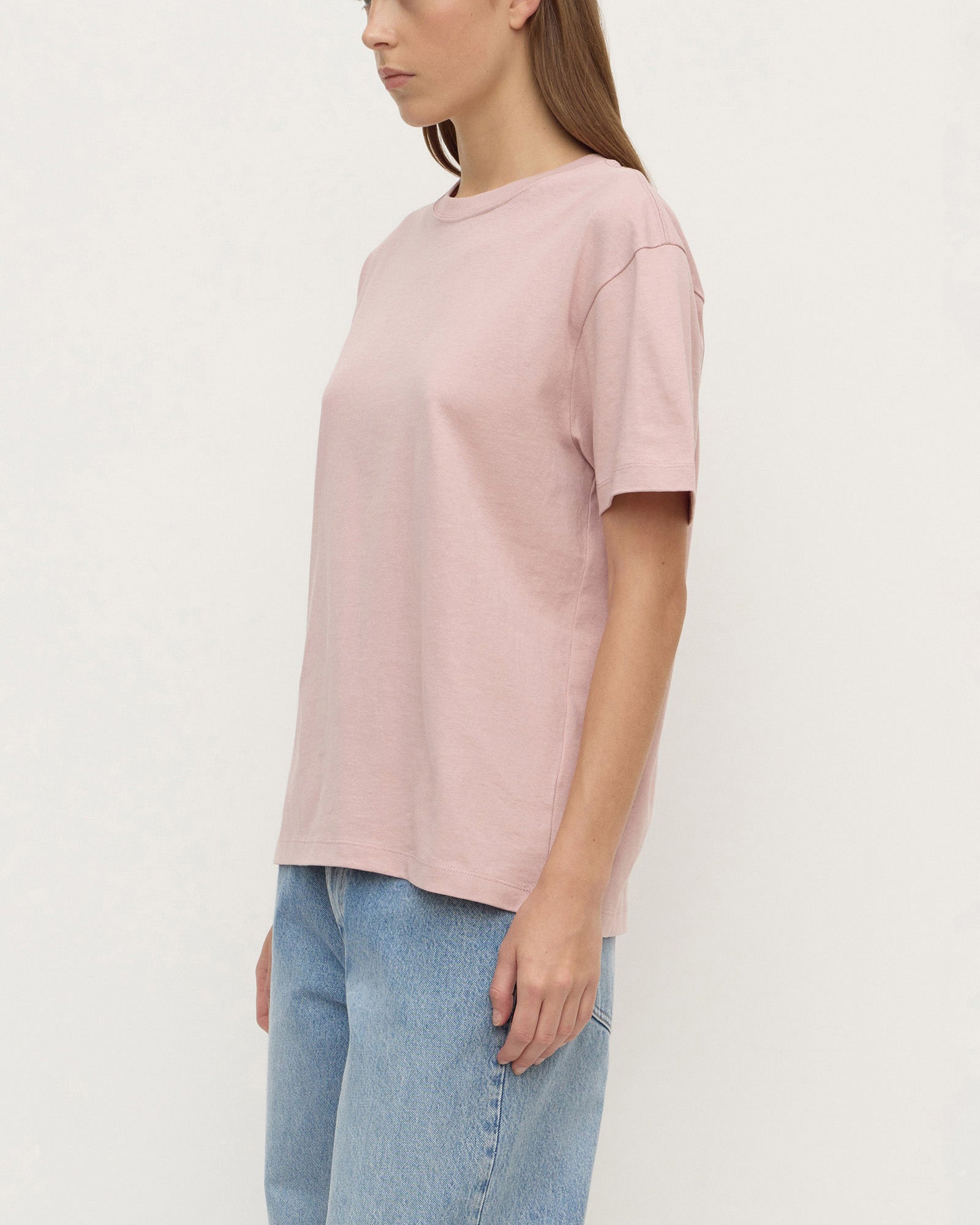 Assembly Label Organic Base Tee Blush