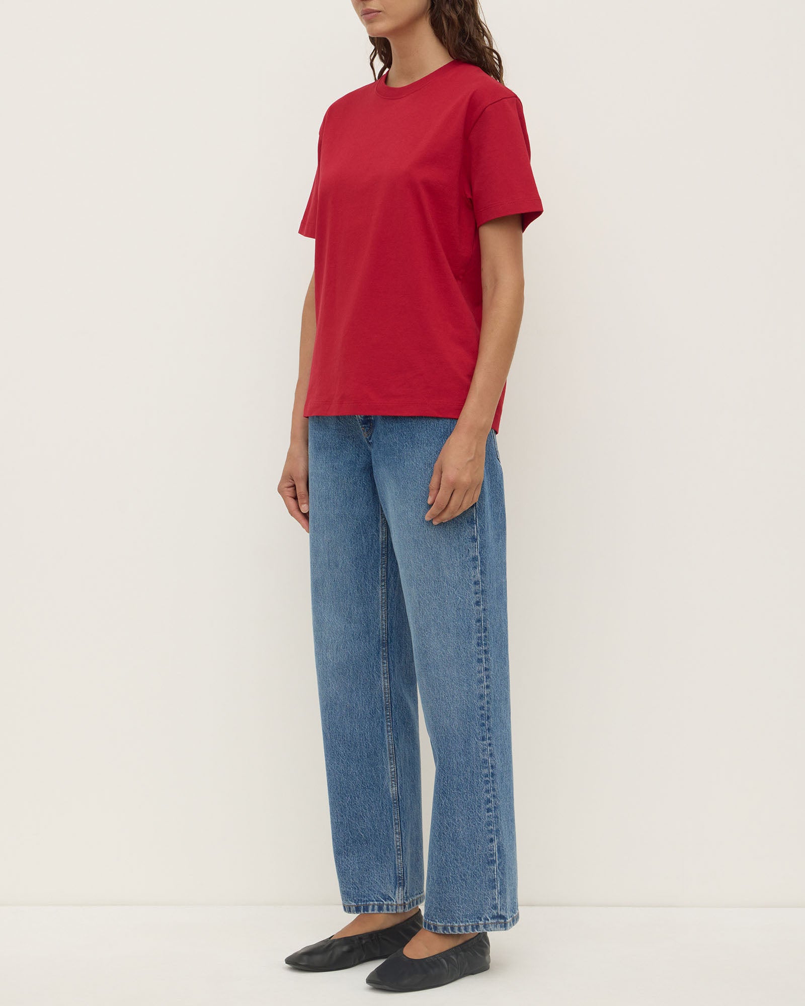 Assembly Label Organic Base Tee Mulberry