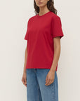 Assembly Label Organic Base Tee Mulberry