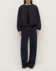 Assembly Label Zoie Padded Bomber Jacket Navy