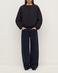 Assembly Label Zoie Padded Bomber Jacket Navy