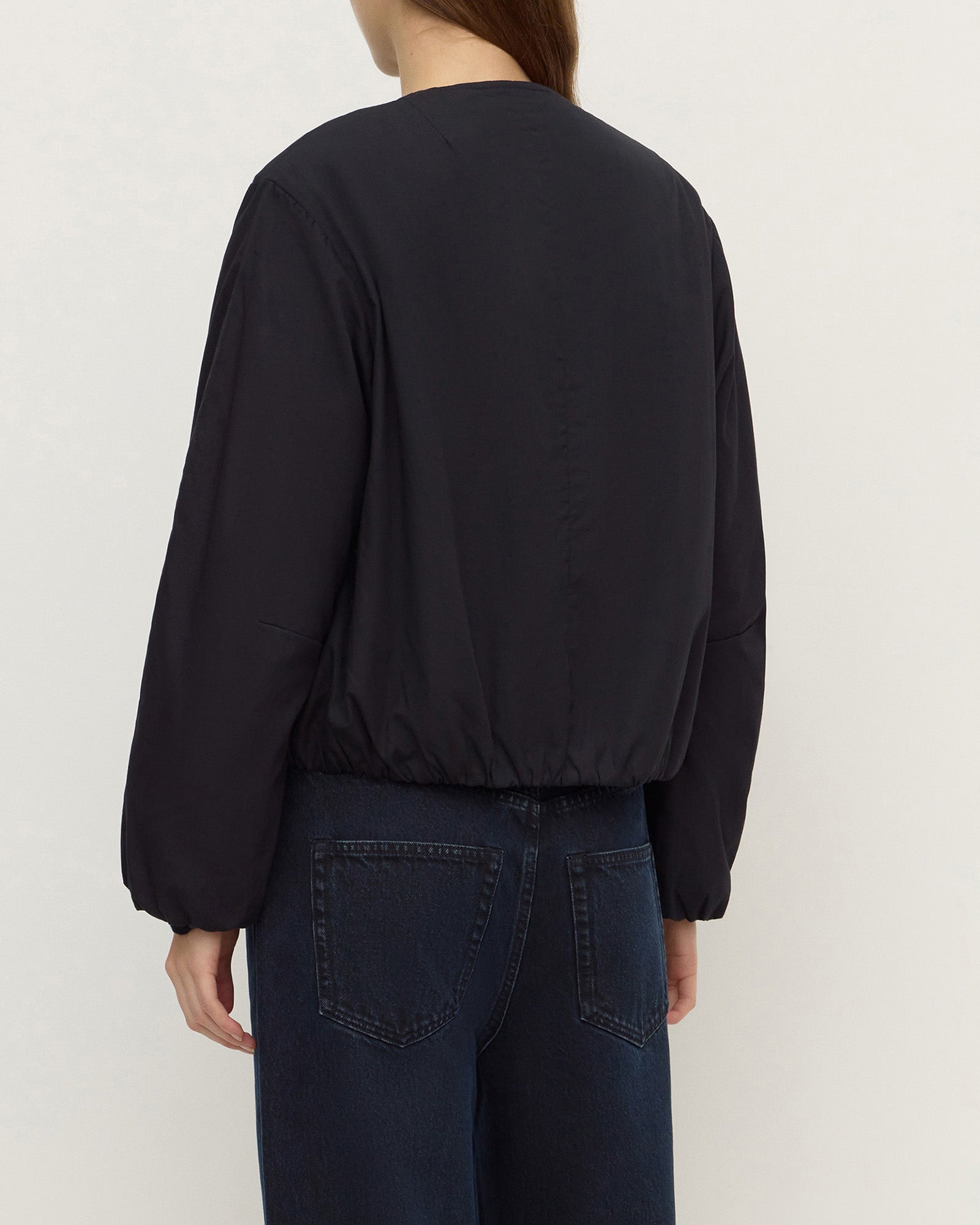 Assembly Label Zoie Padded Bomber Jacket Navy