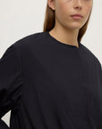 Assembly Label Zoie Padded Bomber Jacket Navy
