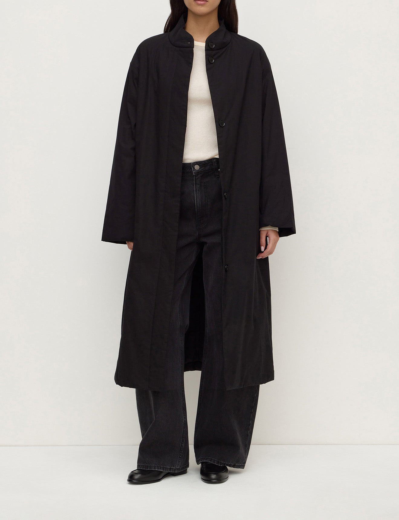 Assembly Label Zoie Padded 3/4 Coat Black