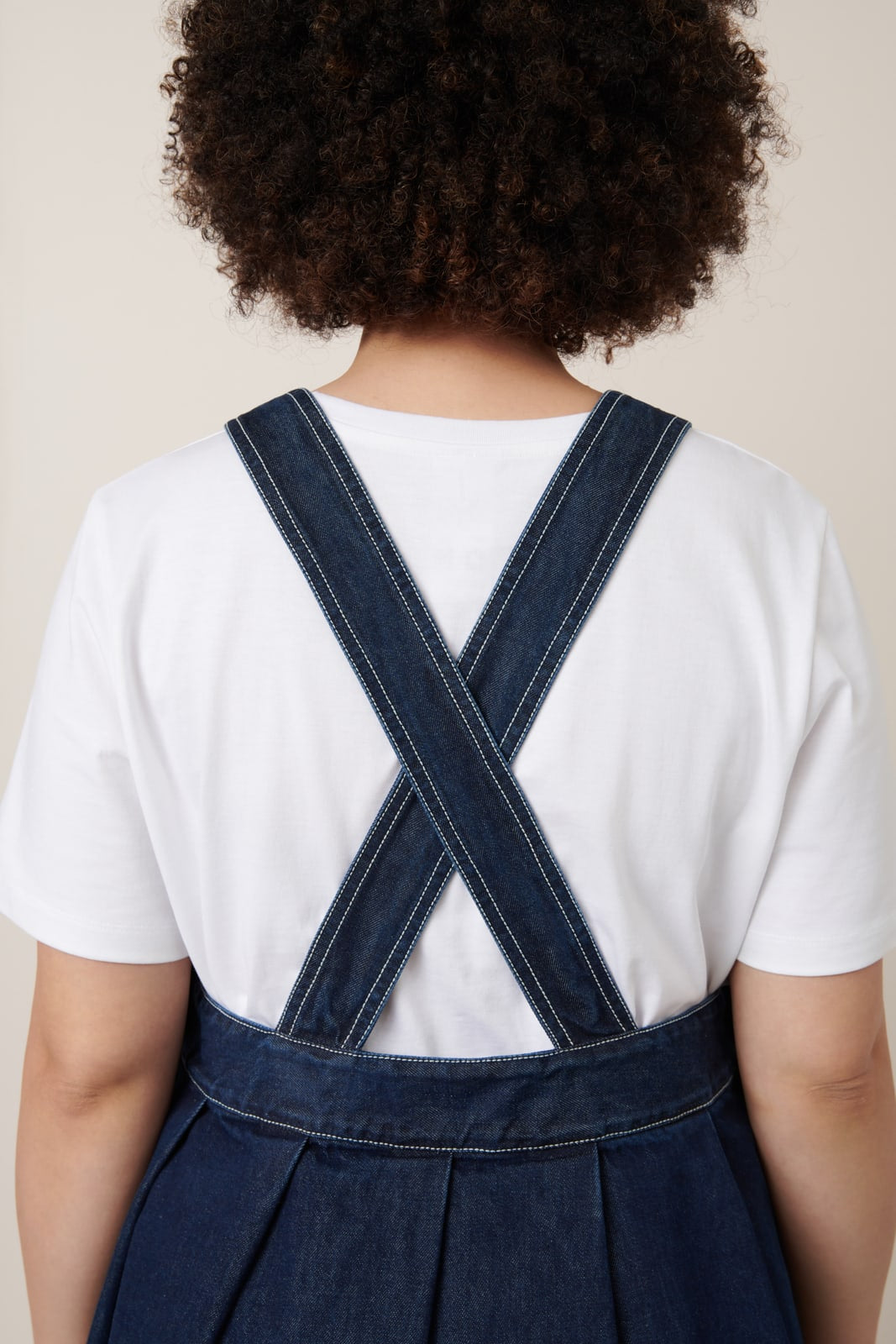 Kowtow Apron Dress Indigo Denim