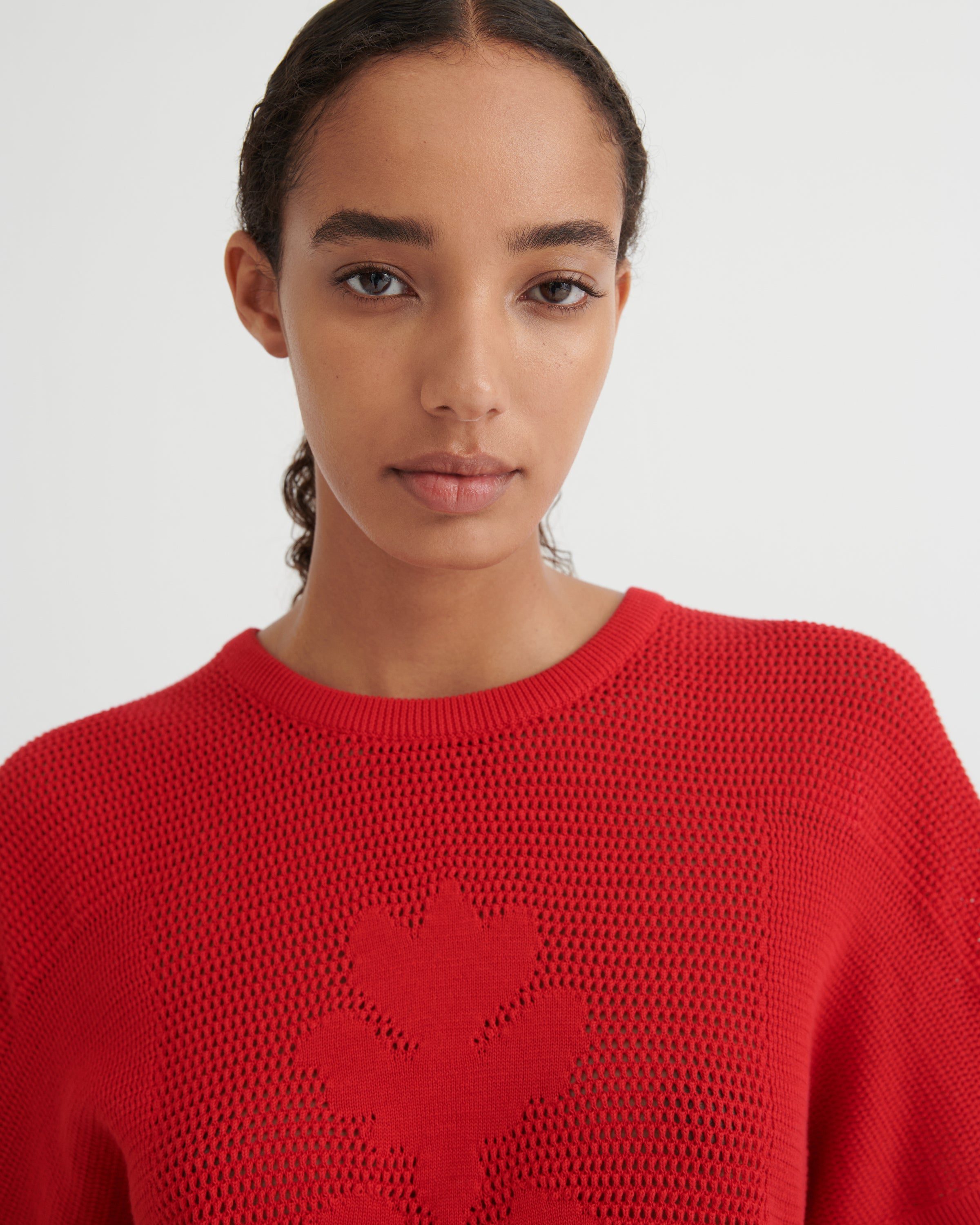 Kowtow Ariel Top Poppy Red