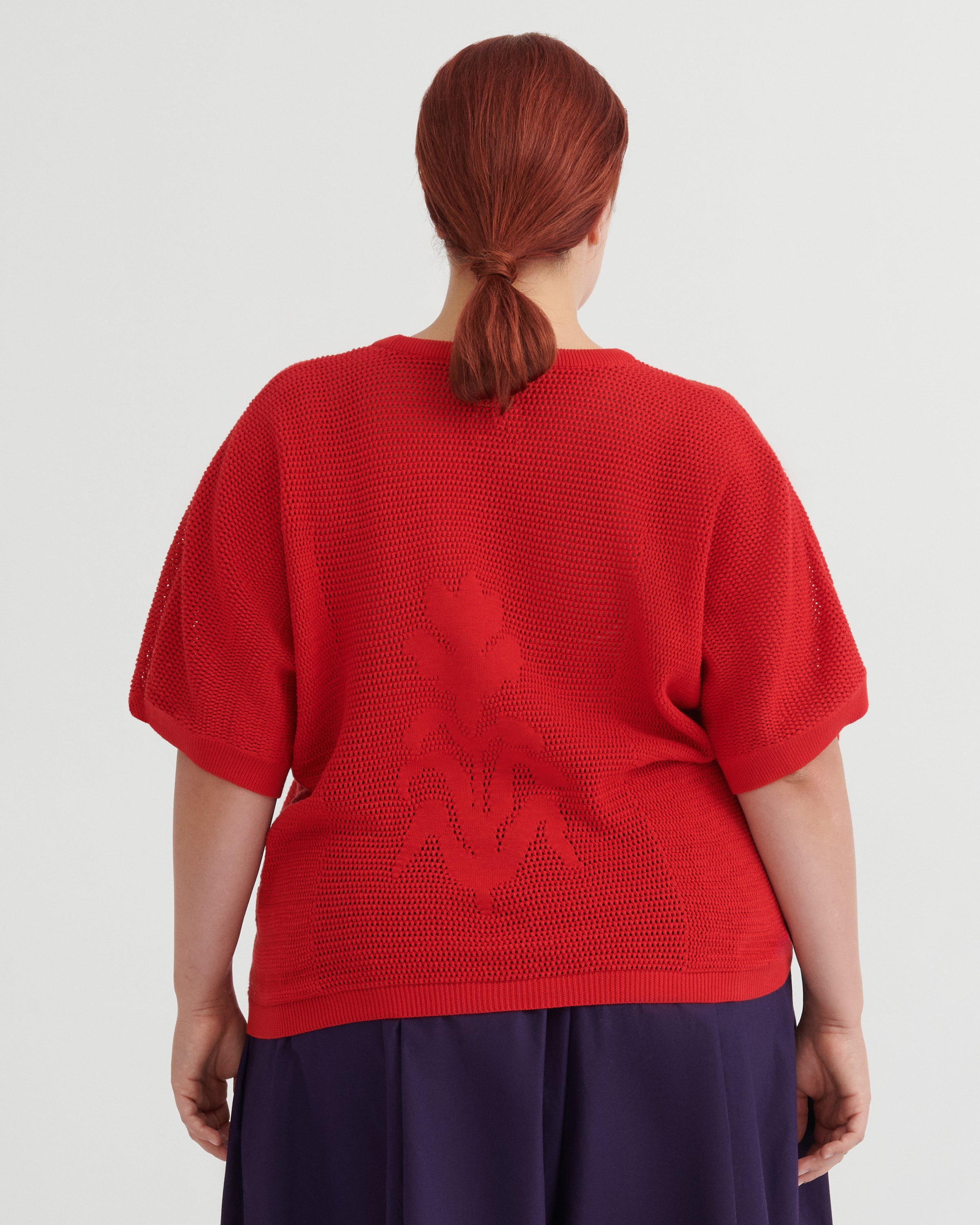 Kowtow Ariel Top Poppy Red