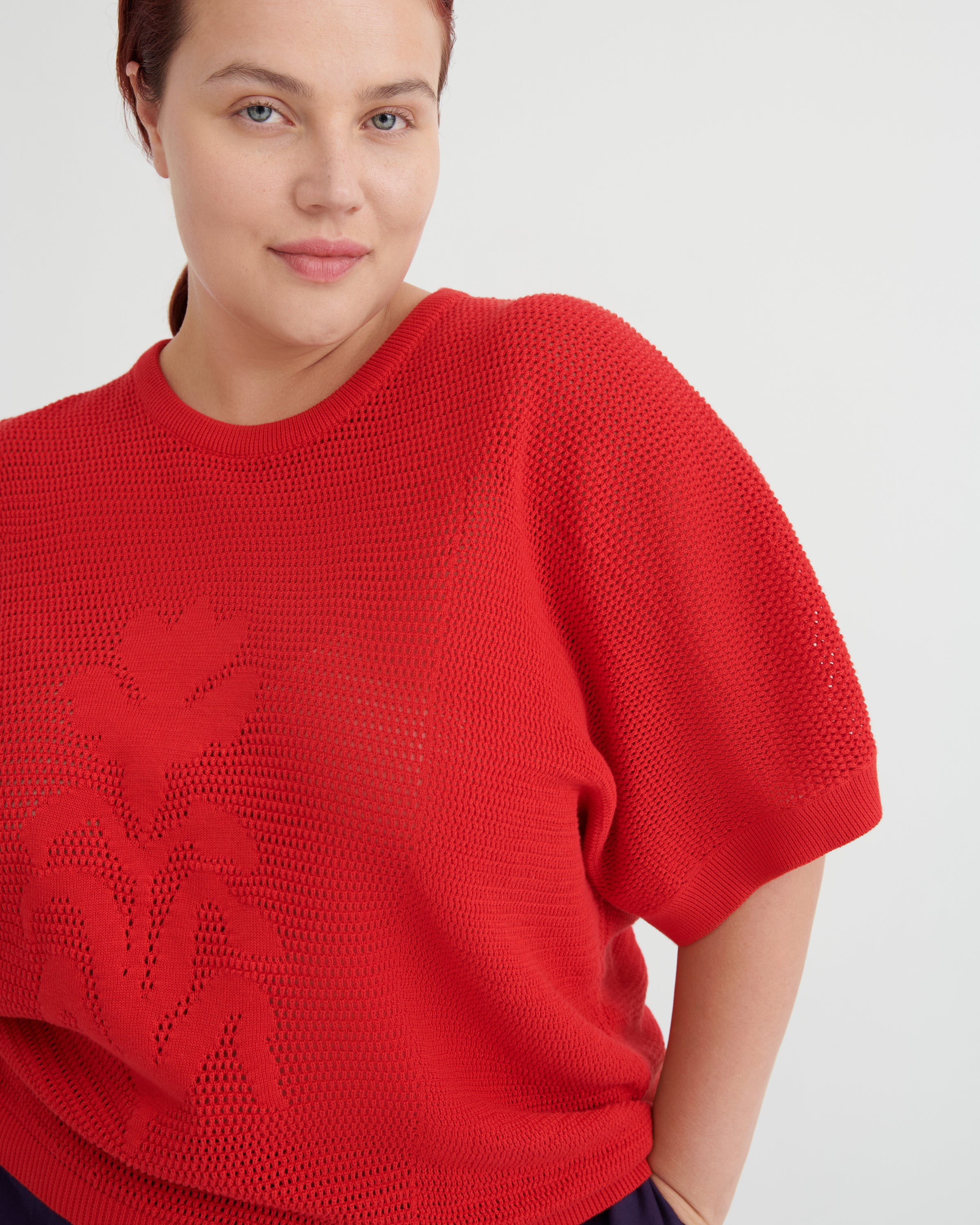 Kowtow Ariel Top Poppy Red