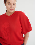 Kowtow Ariel Top Poppy Red