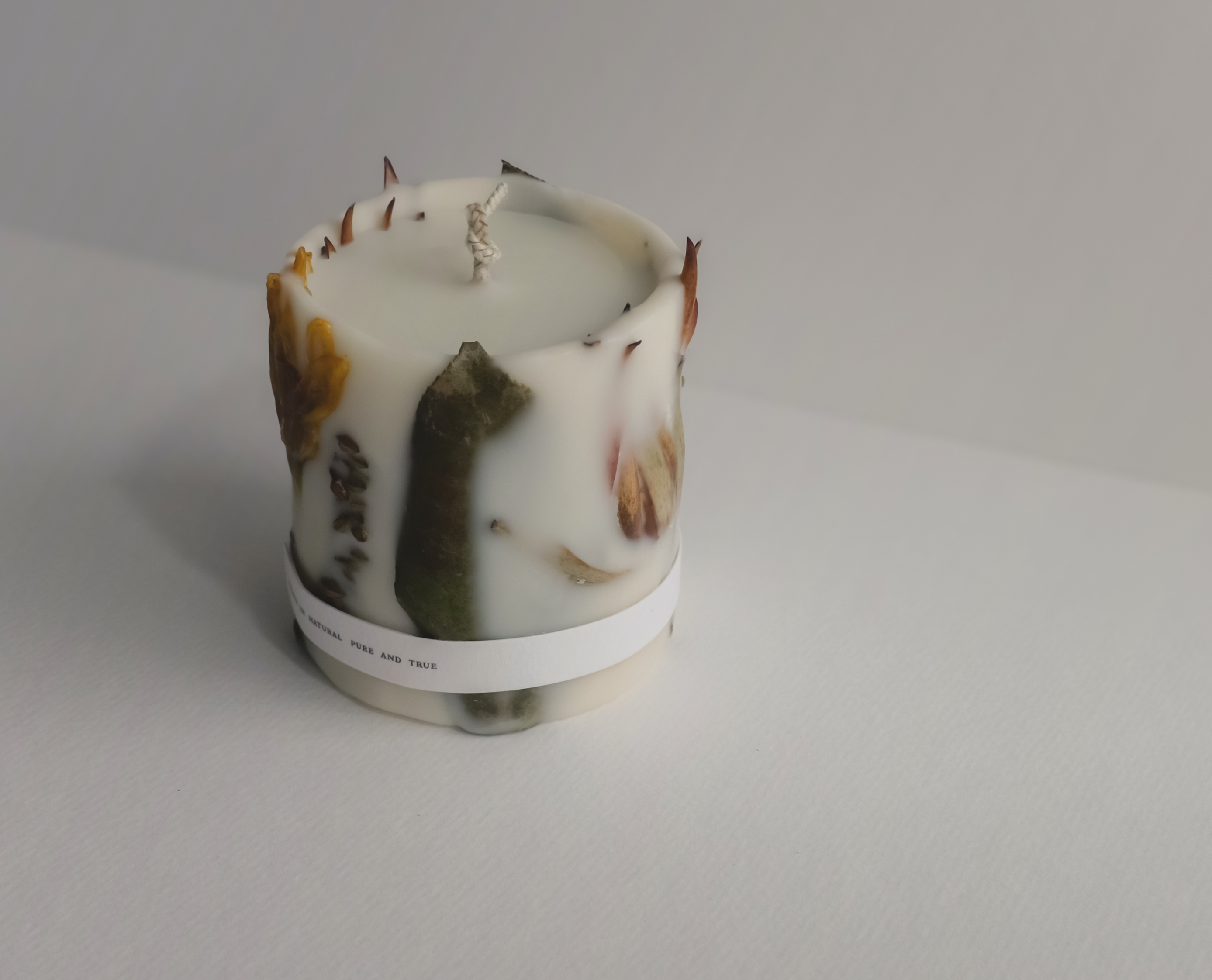 FuFu Bouquet Pillar Candle Autumn Walk