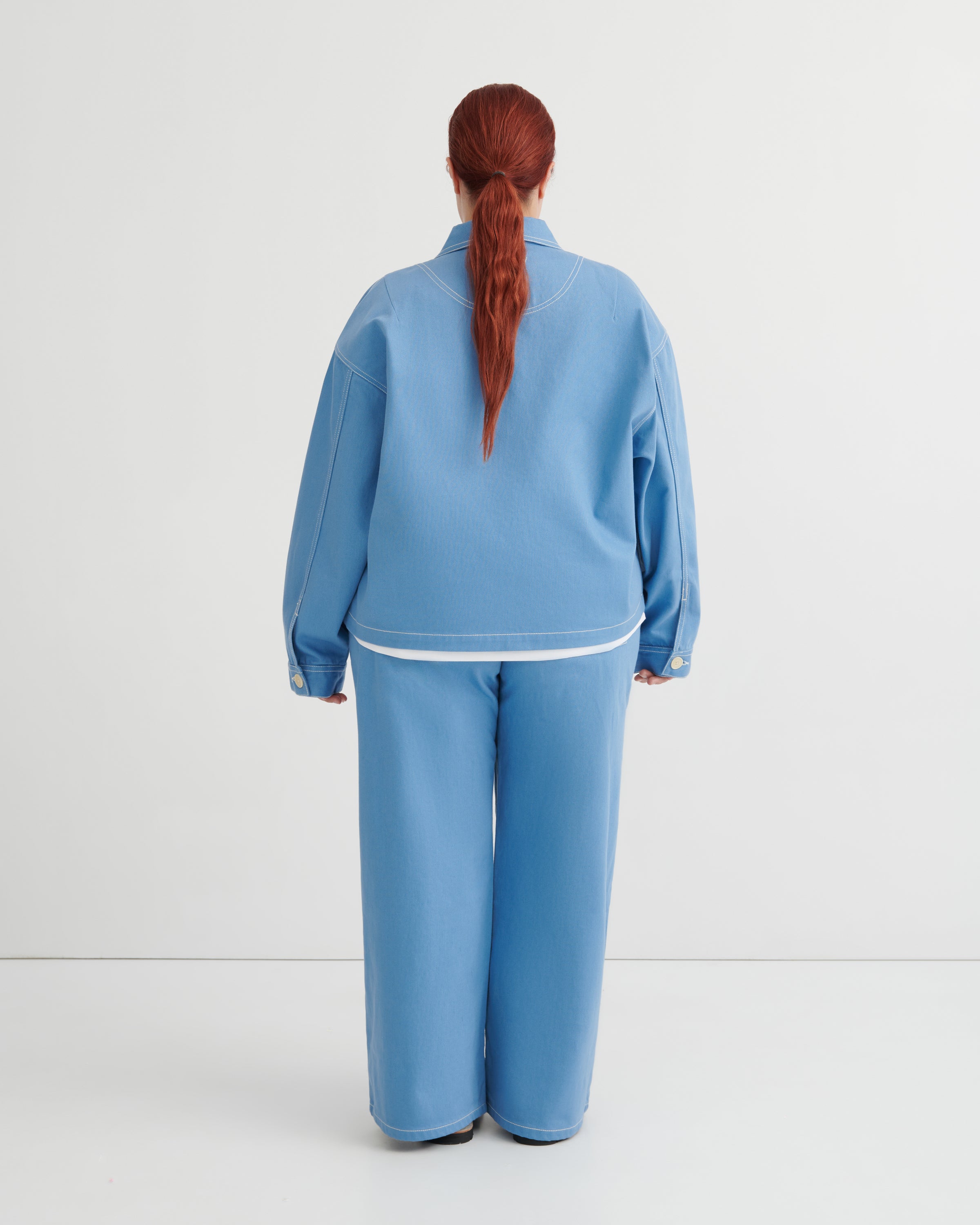 Kowtow Ava Jacket Sky Denim