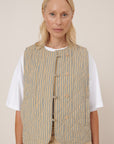 Kowtow Axis Vest Pinstripe