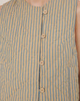 Kowtow Axis Vest Pinstripe