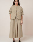 Kowtow Axis Vest Pinstripe