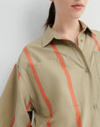 Kowtow Balance Dress Nasturtium Stripe