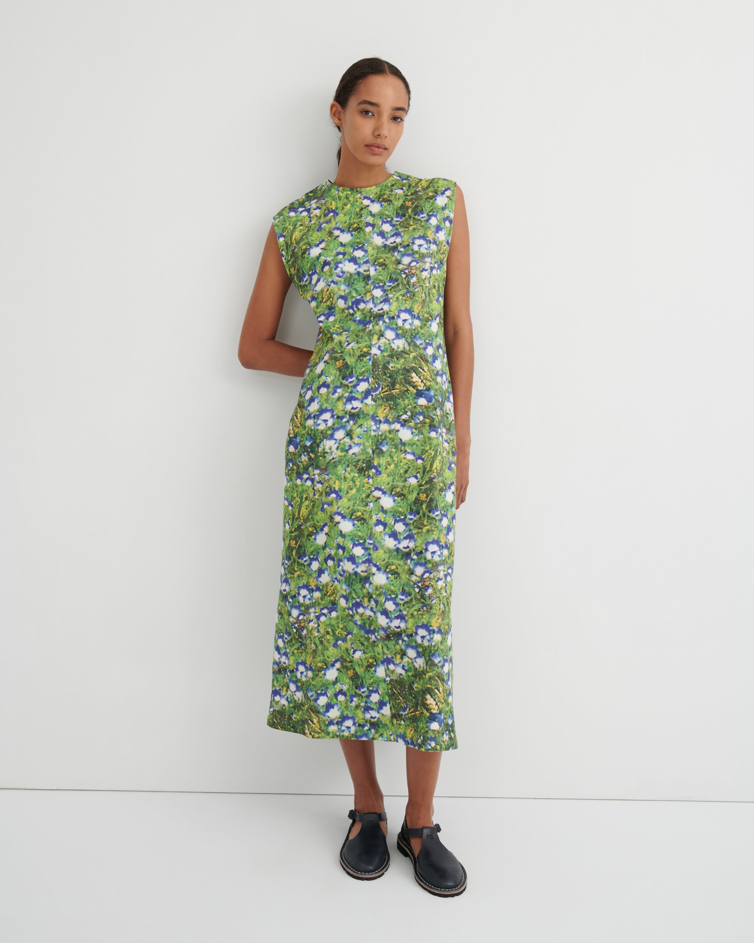 Kowtow Bluebell Dress Floral Print