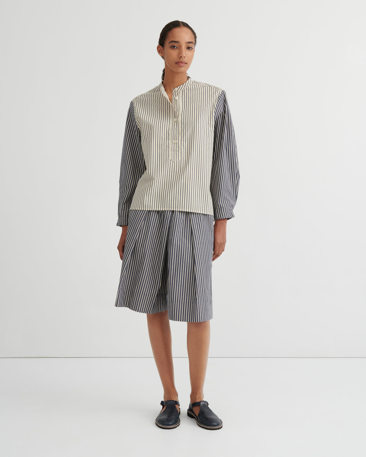 Kowtow Curate Shirt Stripe