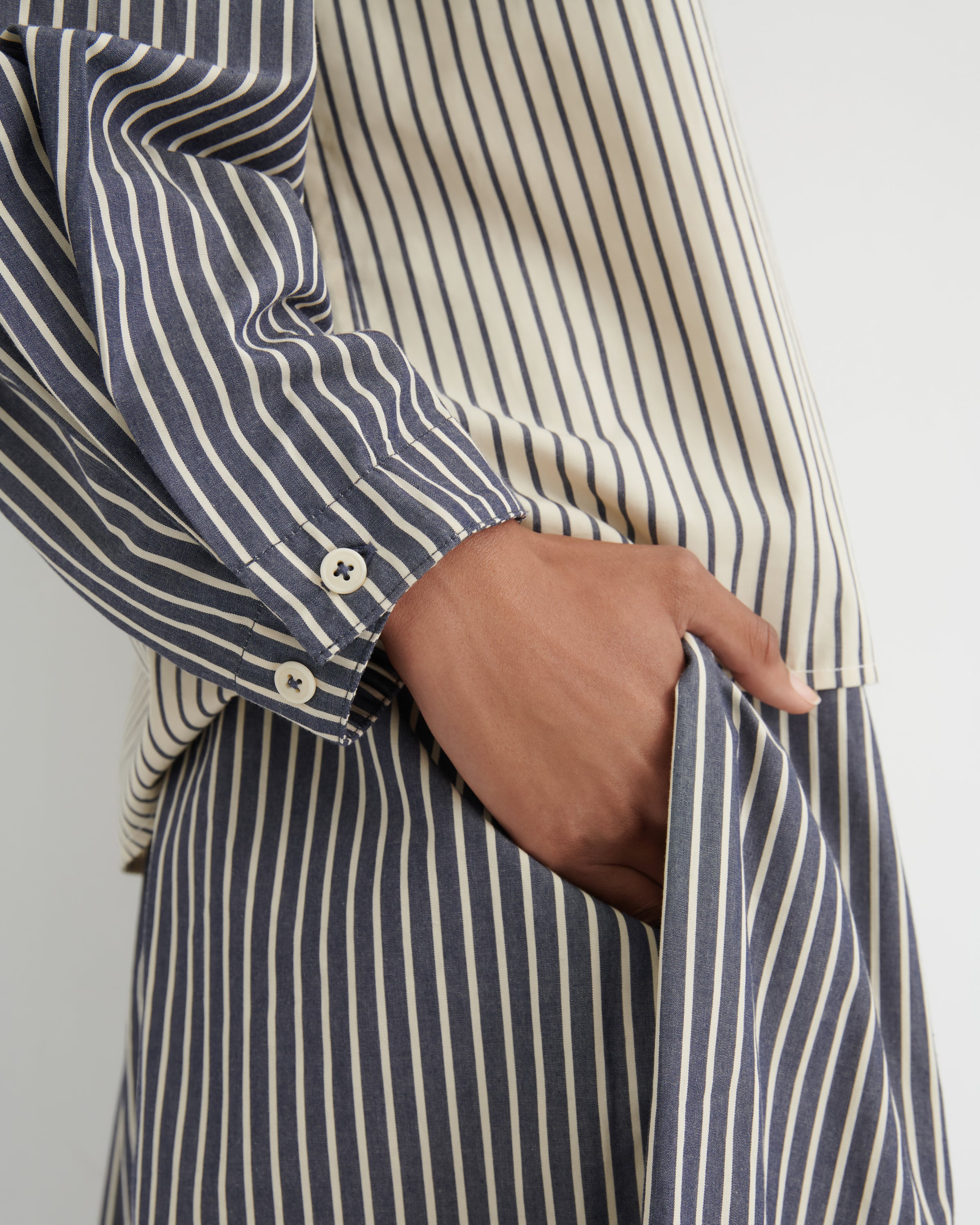 Kowtow Curate Shirt Stripe