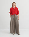 Kowtow Drape Pant Flint