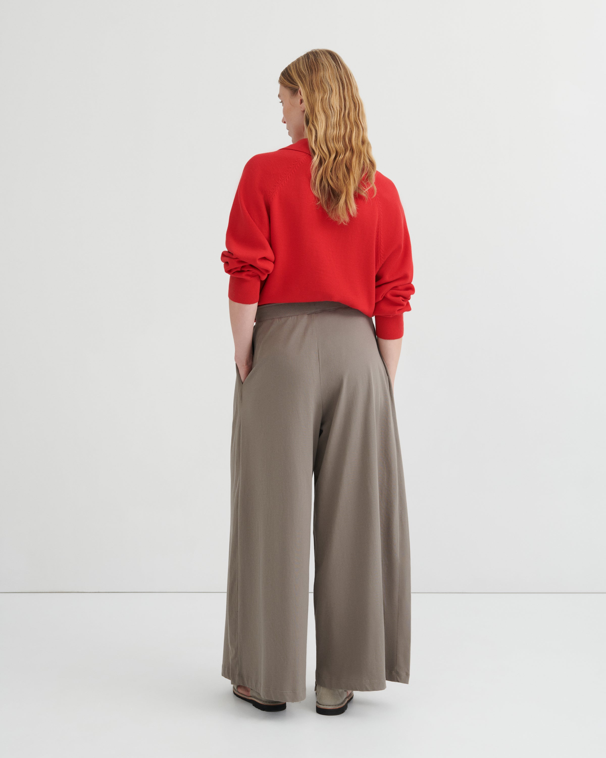 Kowtow Drape Pant Flint