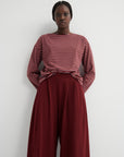 Kowtow Drape Pants Maroon