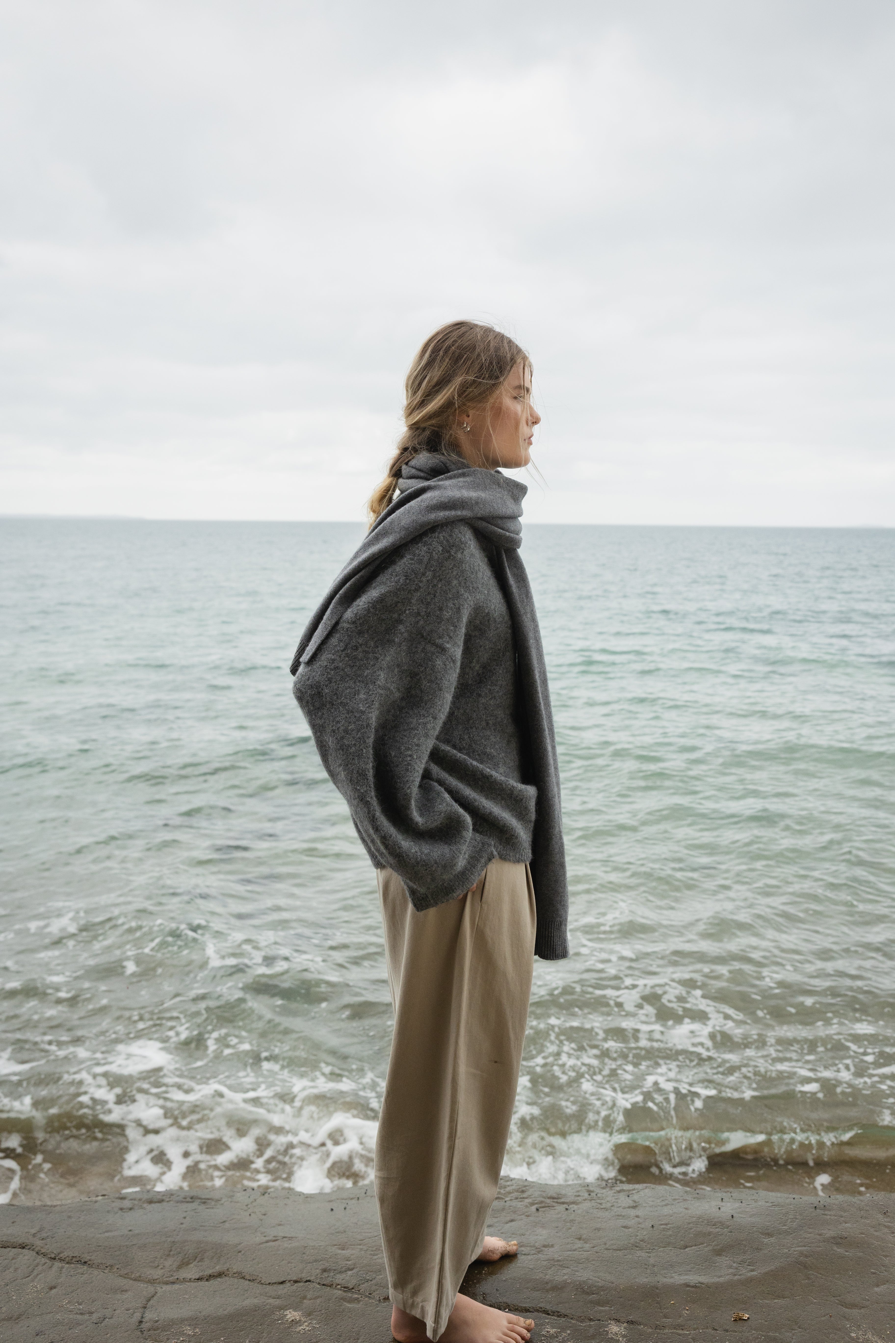 Sophie Store Effortless Twill Pants Oat