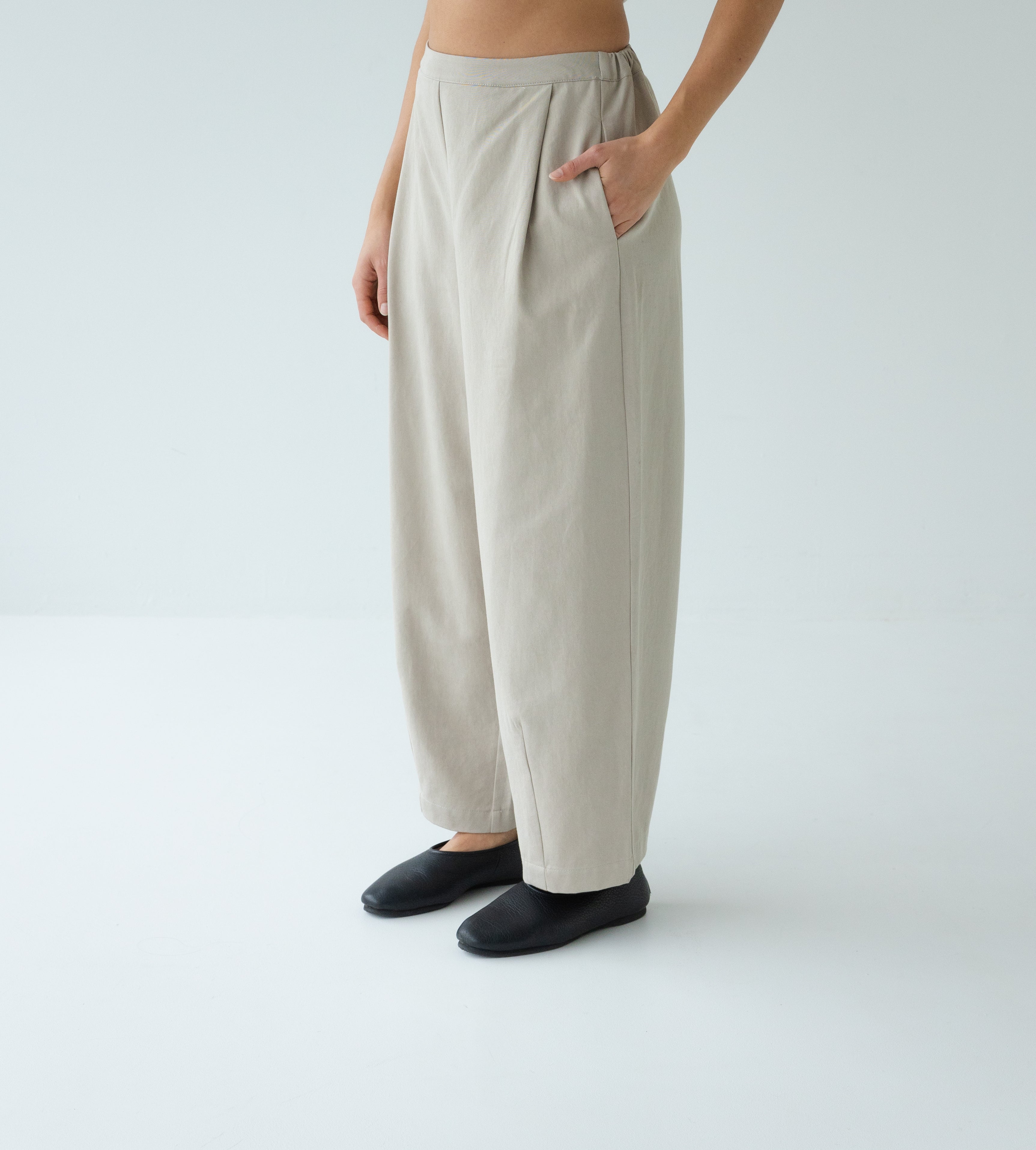 Sophie Store Effortless Twill Pants Oat