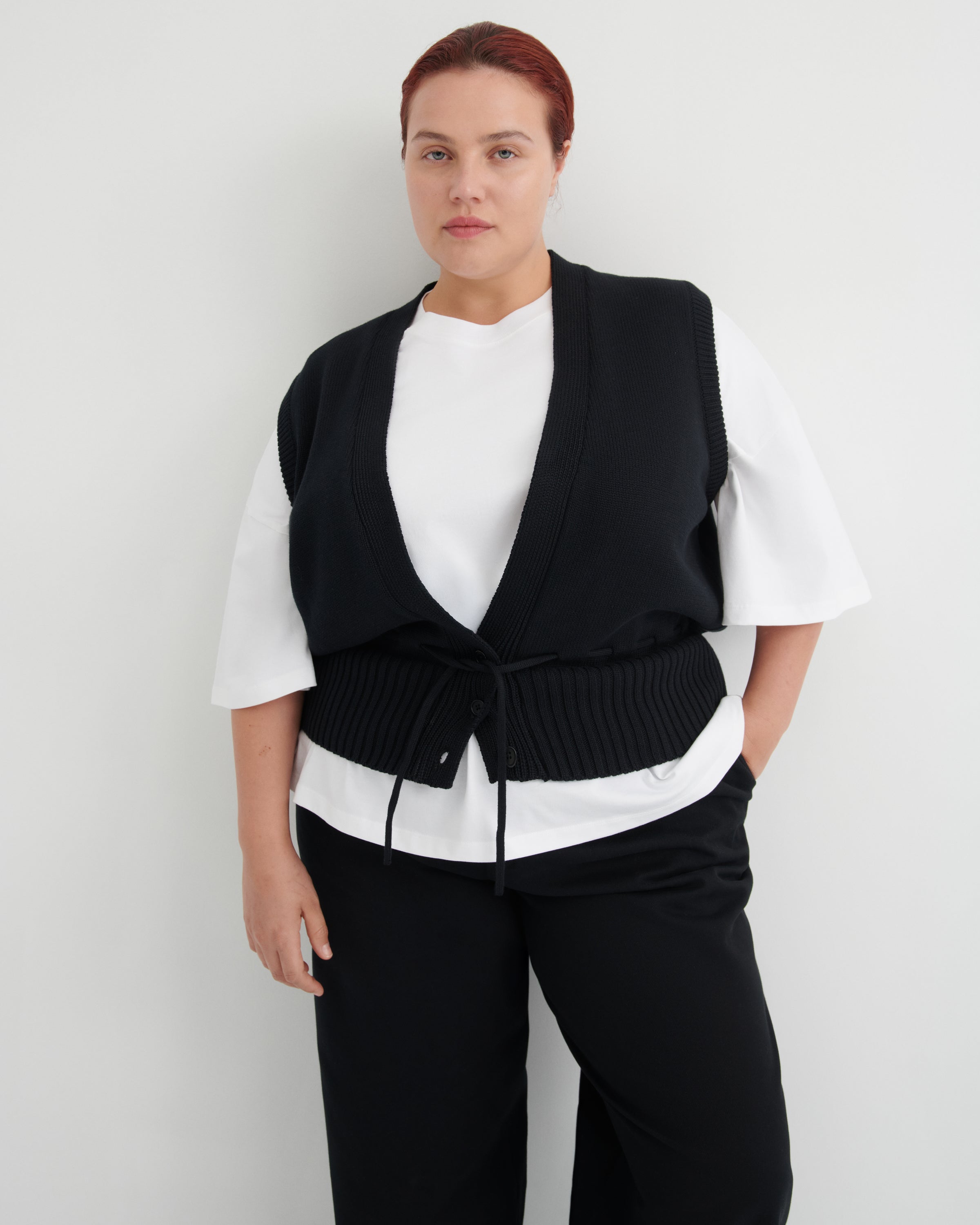 Kowtow Elworthy Vest Black