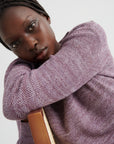 Kowtow Escape Crew Twisted Knit Wisteria