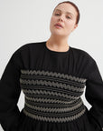 Kowtow Etched Dress Black