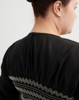 Kowtow Etched Dress Black